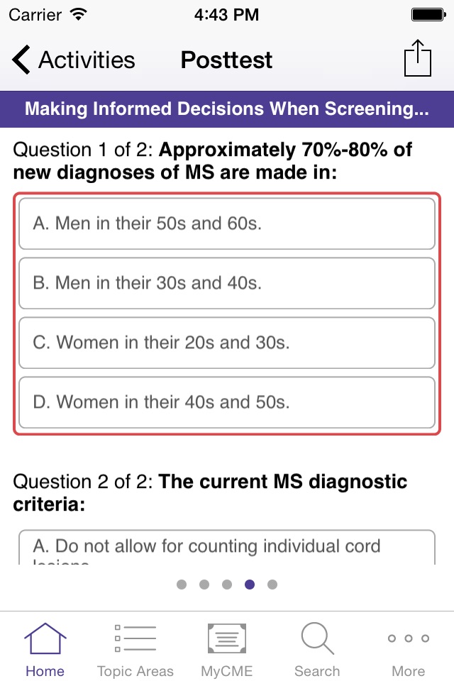 Multiple Sclerosis Virtual Education Academy screenshot 4