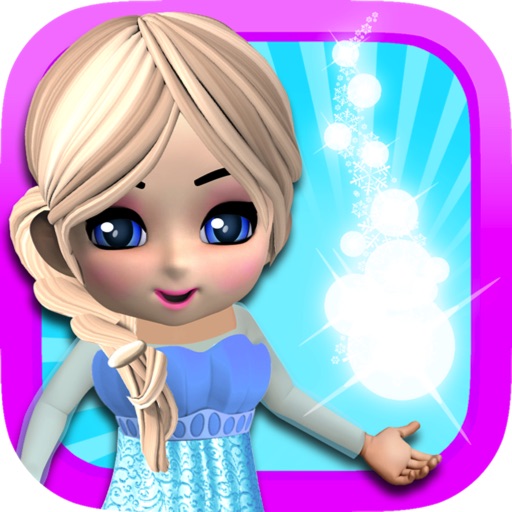 My Little Snow Princess Virtual World Dress Up Game - Free App icon