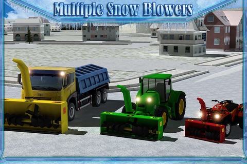 Snow Blower Truck Sim 3D screenshot 4