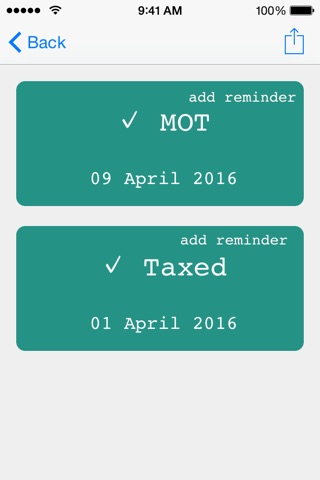 MOT Status screenshot 2