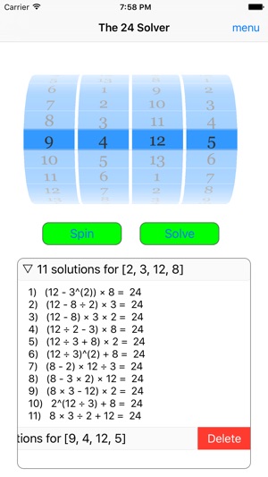 Ultimate 24 Game Solver(圖1)-速報App