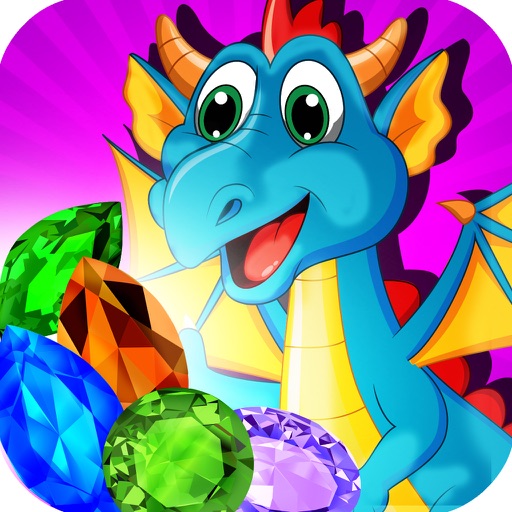 A Jewel Smash Blast - A Mighty Dragon Knight Crushing Simulator iOS App