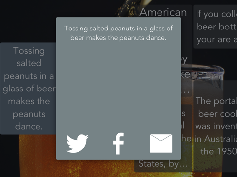 Beer : My Mobile Facts Buddy screenshot