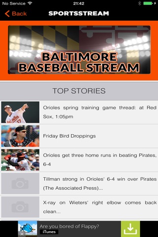 BALTIMORE BASEBALL STREAM screenshot 4