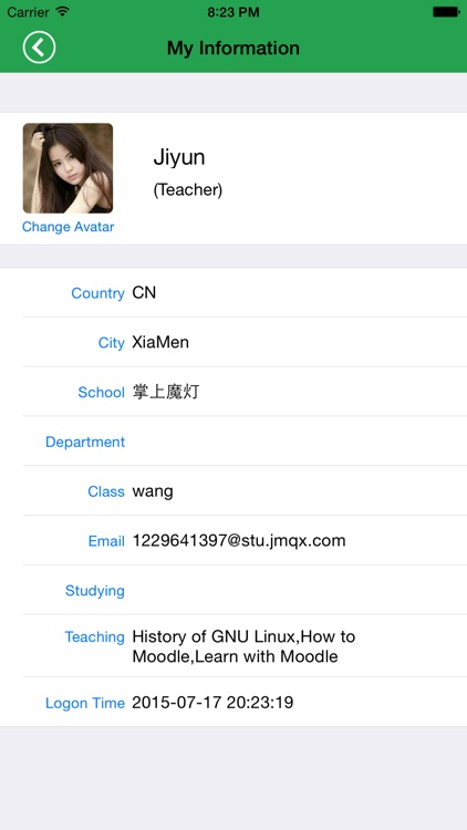 MyCampus Moodle screenshot-3