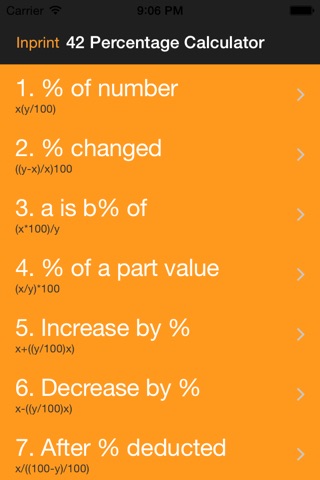 42 Percentage Calculator screenshot 2