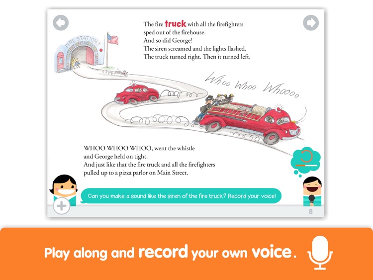 Curious George and the Firefighters by i Read With
