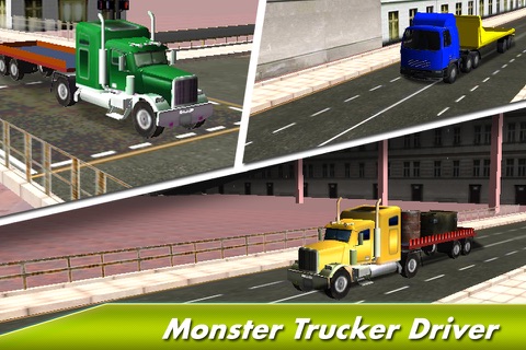 Heavy Truck Driving Simulator 3D - Play Trucker Driver Simulation Game on Real City Roads screenshot 3