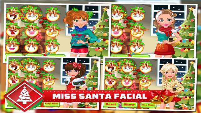 Facial Miss Santa - Makeover,Makeup,Dressup Games(圖3)-速報App