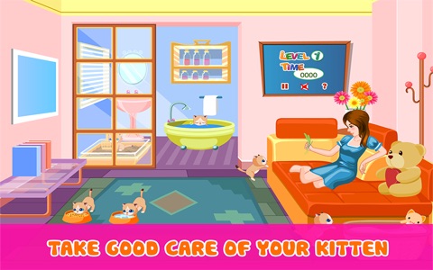 Pretty Cat - Take care of sweet and adorable virtual kitten in studio screenshot 4
