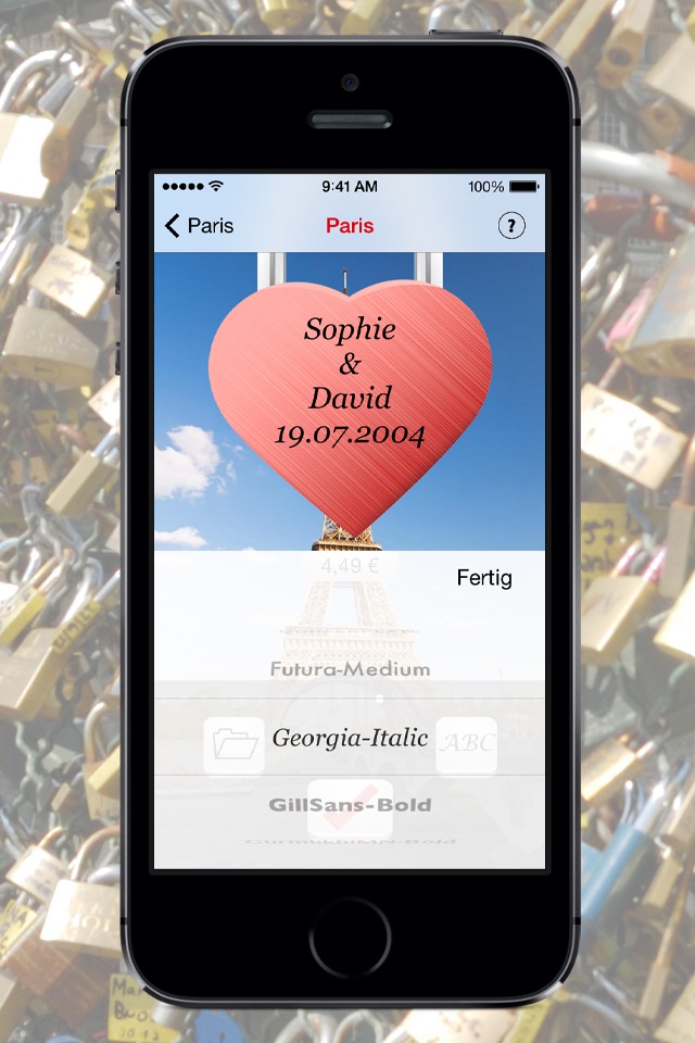 LoveBridge App - Love lock virtual screenshot 4