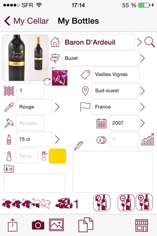 VinoBook screenshot 2