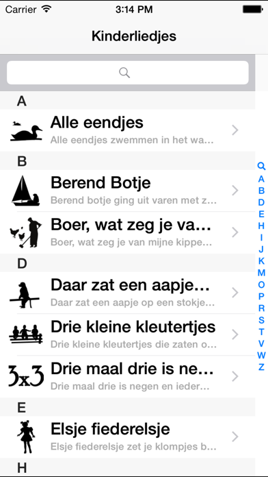 How to cancel & delete kinderliedjes from iphone & ipad 1