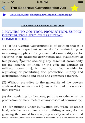 The Essential Commodities Act screenshot 2