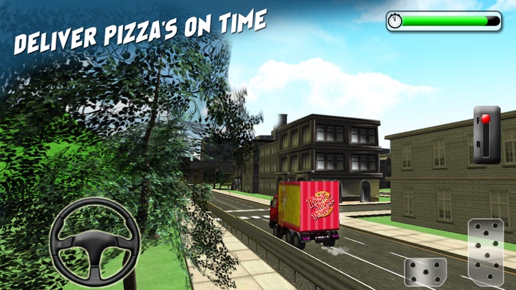 Pizza Truck Driver 3D - Fast Food Delivery Simulator Game on Real City Roads