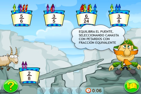 Fractions & Smart Pirates. Lite screenshot 3