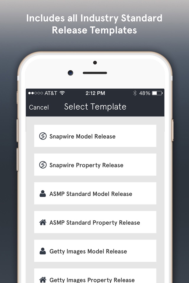 Releases - Model and Property Release App by Snapwire screenshot 4