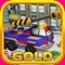 Little Crane Truck in Action Gold: 3D Fun Cartoonish Driving Adventure for Kids with Cute Graphics