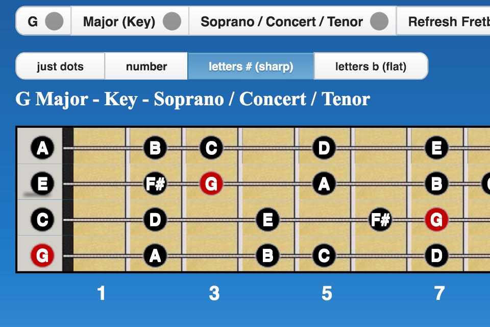 Fretboard Calculator screenshot 2