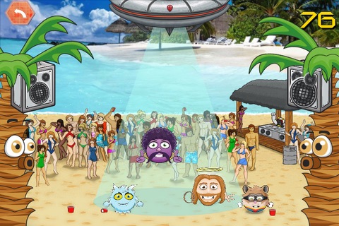 Space Hoppers Bubble Beach Party screenshot 3