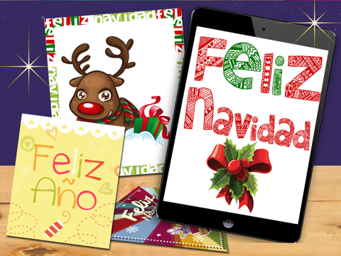 Télécharger Cartes de Noël en espagnol pour les enfants  créer des