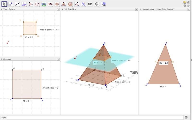 spherical coordinates in geogebra classic 5