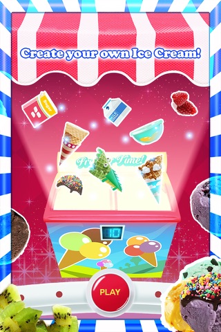 An ice cream maker game FREE-make ice cream cones with flavours & toppings screenshot 4