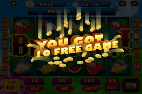 Slots Fruits Blitz in Vegas Win Big Jackpot Prize Casino screenshot 3