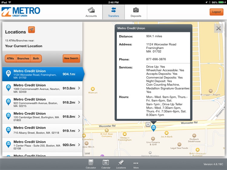 Metro Credit Union for iPad screenshot-4