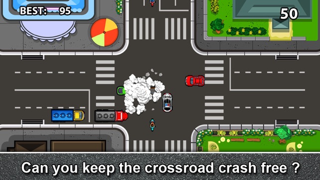 Crossroad - Control Traffic At Rush Hour - Avoid Car Crashes(圖3)-速報App