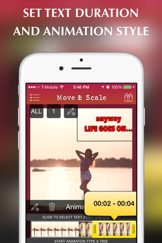 Text On Video Pro- Add multiple animated captions and quotes to your movie clips or videos for Instagram screenshot 2