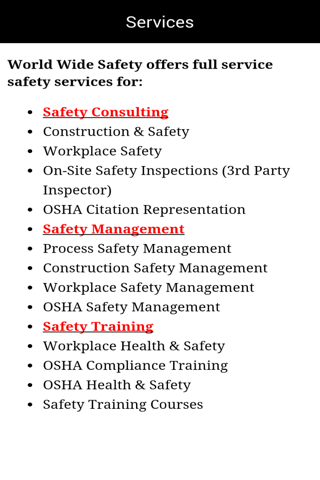 World Wide Safety screenshot 4