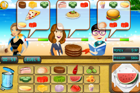 Cooking Chef Beach Bistro screenshot 4