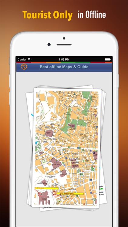 Granada Tour Guide: Best Offline Maps with Street View and Emergency Help Info