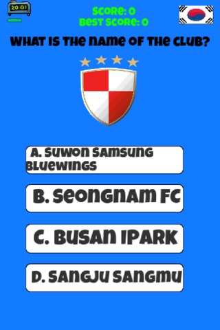 Korea Football Logo Quiz screenshot 4