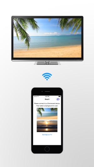 Beaches on TV for Chromecast