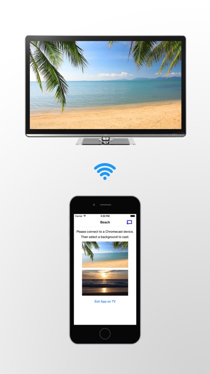 Beaches on TV for Chromecast