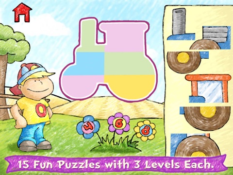 Onni's Farm HD - Learn Farm Sounds and Play Puzzles screenshot 2