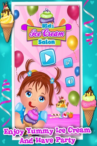 Ice Cream Saloon - Best PlaY cooking & making mama games for kids screenshot 3