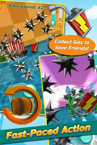 Jetpack Party – Fly, collect gas, & rescue friends for an island party: Play free fun family flying games screenshot 3