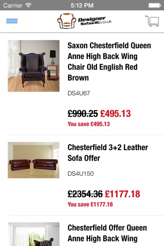 Designer Sofas 4u screenshot 2