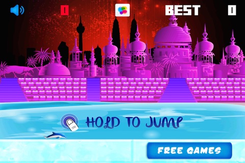 Jump Dolphin Beach Show - Ocean Tale Jumping Game screenshot 4