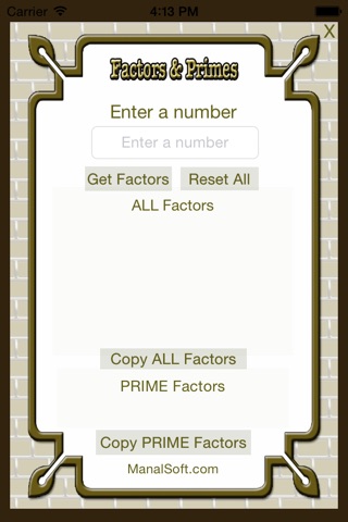 Factors & Primes screenshot 2