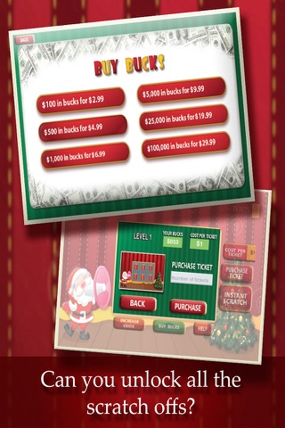 Holiday Gold Lotto Scratchers - Win Big with instant Lottery Scratch-Offs, Snow, Winter and Christmas Cards FREE screenshot 4