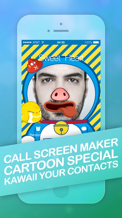 Call Screen Maker Pro - Cute Cartoon Special for iOS 8