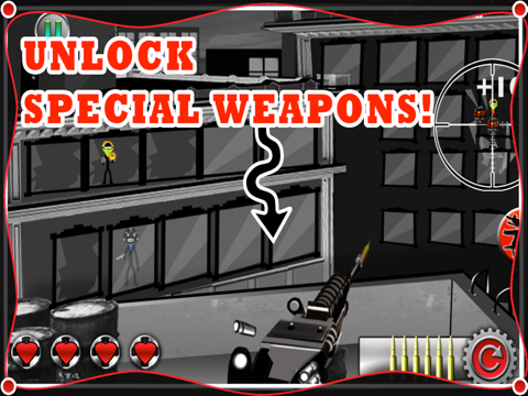 A Stickman Sniper - 無料 射撃 アサシン ゲームのおすすめ画像5