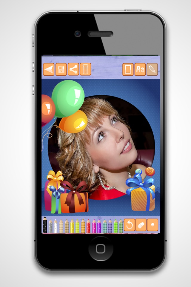 Create birthday cards and design birthday postcards to wish a happy birthday screenshot 2