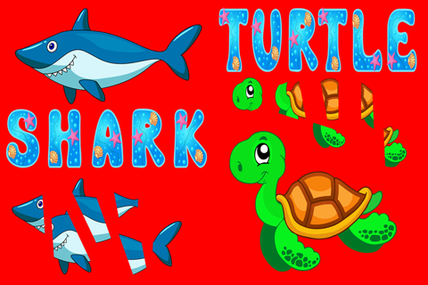 Ocean Animals Puzzle Game screenshot 2