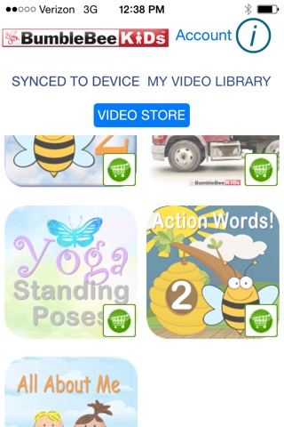 BumbleBee Kids™ - Video Player and Flashcards screenshot 2