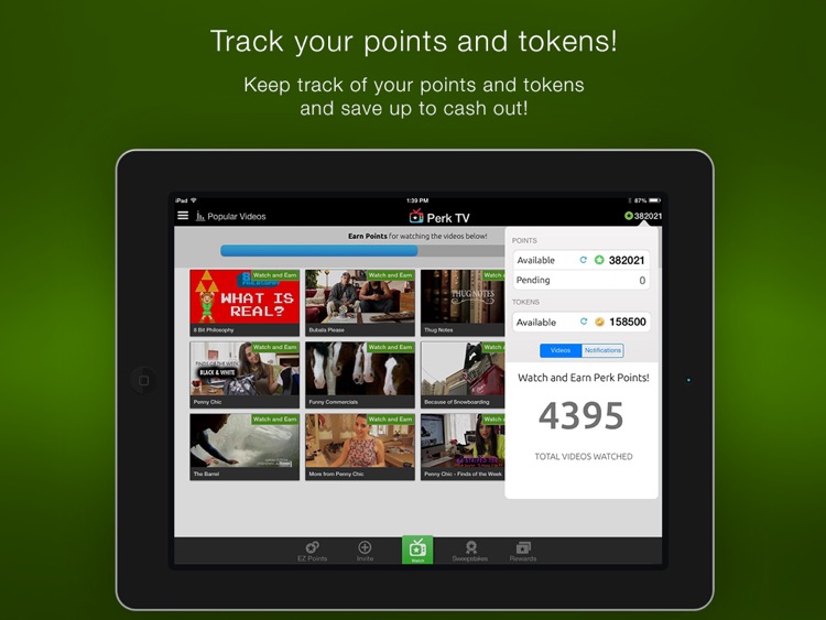 Perk TV - Get Gift Card Rewards by Watching Videos screenshot-3